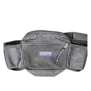 Vintage 90s Y2K Jansport Black Waist Pack Fanny Pack, Hiking, Outdoors